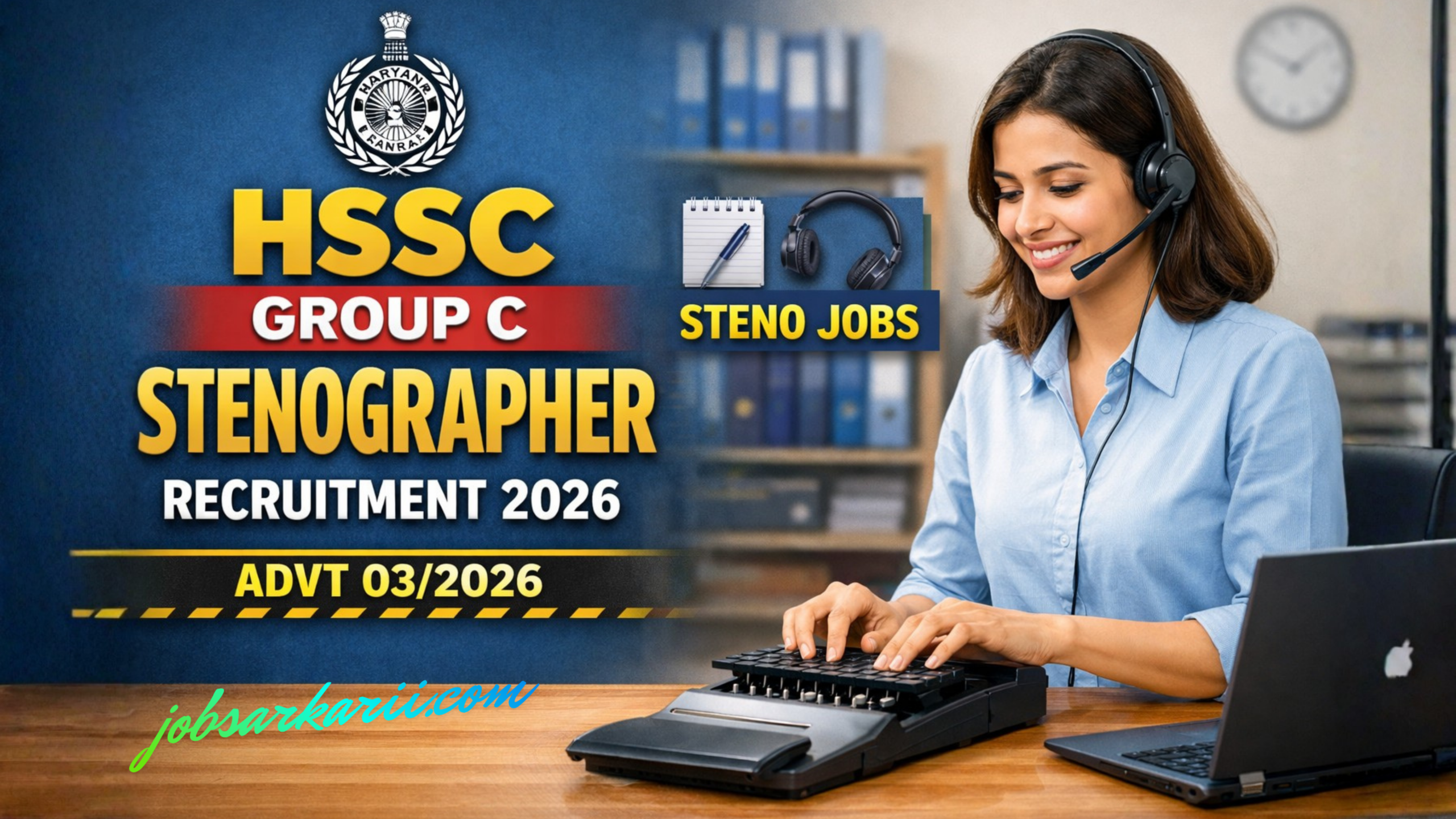 HSSC Group C Stenographer Recruitment 2026
