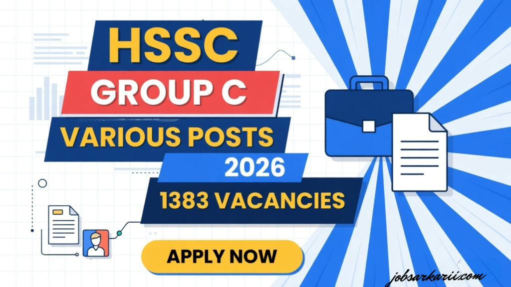 HSSC Group C Various Posts Recruitment